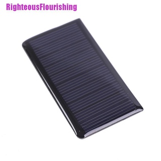 Righteousflourishing 1Pc Panel Solar 5V 60MA para Mini Panel Solar carga y generación de electricidad (9)