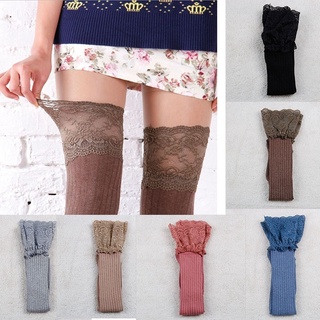 medias de algodón de algodón sobre la rodilla/medias de muslo/calcetines altos/medias de pantimedias