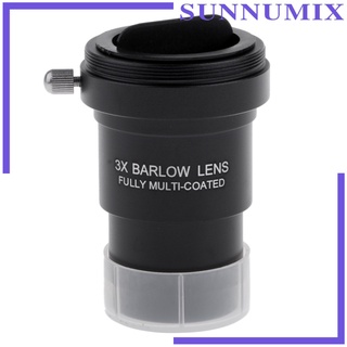 [SUNNIMIX] Telescopio ocular Barlow lente 3X aumento \" Universal T adaptador