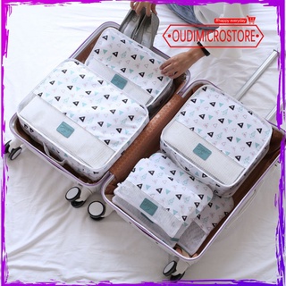 Nuevo 6 unids/Set bolsas de viaje ropa zapatos ropa interior maleta organizador cosméticos bolsa de almacenamiento armario Dufflel equipaje Acce (1)