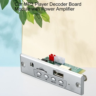 ChicAcces 12V 50W Bluetooth compatible Con 5.0 Coche Reproductor MP3 Módulo De Placa Decodificador Con Amplificador De Potencia (1)
