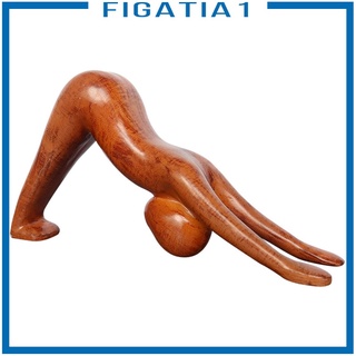 [Figatia1] escultura de Yoga meditación sala Yoga Pose estatua decoración de escritorio