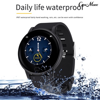 gt3 1.3 pulgadas pantalla táctil recargable impermeable smart watch monitor de salud
