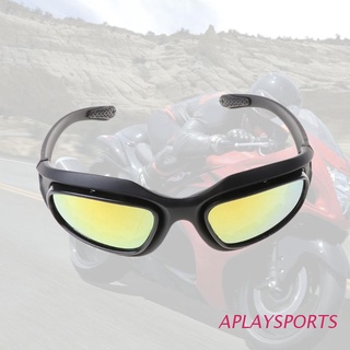 aplaysports - lentes de sol polarizados a prueba de viento para motocicleta, ciclismo, ciclismo, deportes
