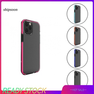 sp- Anti-falling Dual Colors Silicone Phone Protective Cover for iPhone 12 Pro Max