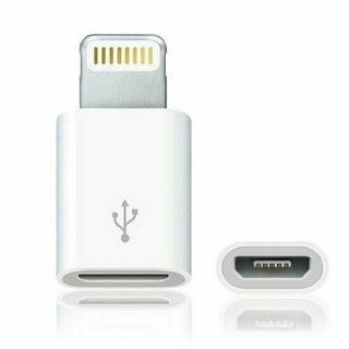 2 piezas Adaptador Usb Lightning a Micro Usb Apple Para Iphone X/8/7/6 Ipad Air Mini Ipod