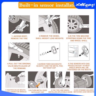 sistema de monitor de presión de neumáticos de aire 4 sensores externos para reproductor de coche android (3)