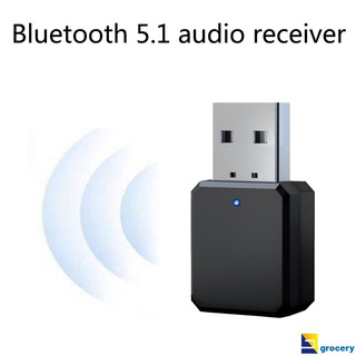 KN318 Bluetooth 5.1 Receptor De Audio De Doble Salida AUX USB Estéreo Coche Manos Libres Llamada Supermercado