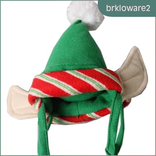 [BRKLOWARE2] 4 piezas divertidas mascotas disfraz de navidad decoración para gato gatito navidad vestir (1)