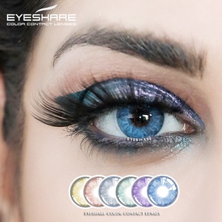 EYESHARE 1 Par De Lentes De Contacto De Color Suave Serie Gem Para Maquillaje De Ojos