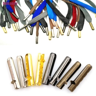 [Hei] 10 piezas de Metal DIY cordones de reparación de zapatos de encaje puntas de repuesto final cordones Craft 581M (3)