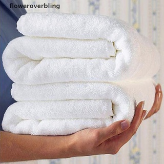 flob luxury hotel & spa toalla de baño 100% genuino algodón turco blanco bling