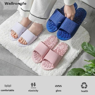 Wfe> Foot Massage Slippers Open Toe Non Slip Sandals Spa Beach Shoes well