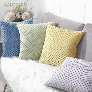 GALOFARO Bedroom Cushion Cover Square Throw Pillow Pillowcase Sofa Plush Home Decor Living Room Geometric Soft Pillow Shell/Multicolor
