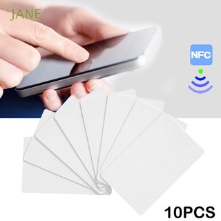 jane 10pcs tarjetas sim y accesorios tarjeta nfc portátil tarjetas rfid ntag215 impermeable control de acceso comprobar alta frecuencia sin contacto barato nfc etiquetas (1)