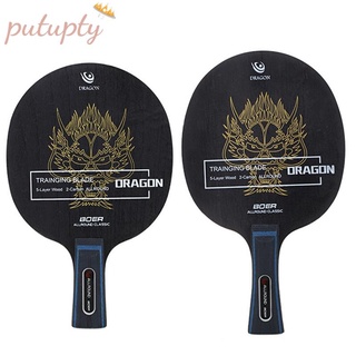 boer ping pong raqueta de 7 capas de mesa de tenis de mesa arylate fibra de carbono ligero accesorios de tenis de mesa mango largo