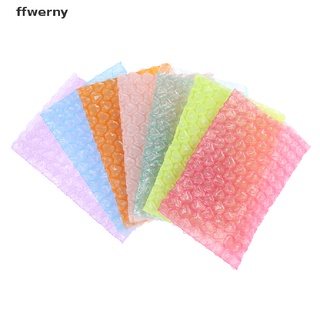 [Ffwerny] 10Pc 15*10cm Heart-Shaped Bubble Foam Wrap For Packing Mailers Padded Bags hot