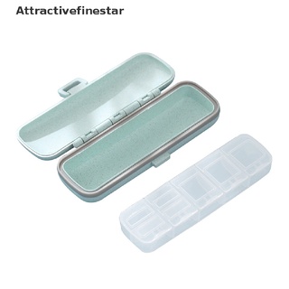 [afs] caja portátil para pastillas de viaje, dispensador de envases de doble capa, atractivefinestar