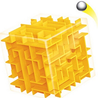 Nuevo laberinto mágico 3D pelota giratoria Cubo rompecabezas juguetes Educativos desarrollo inteligencia/Multicolor (3)