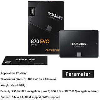 SAMSUNG SSD EVO870 250 Gb , 500 , 1 Tb SATA 2.5 HDD Con Disco Duro De Un Solo Estado Integrado (3)