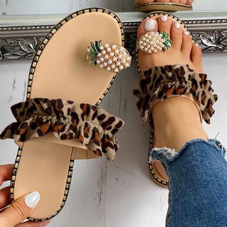 Mujeres niñas perla plana estilo bohemio Casual sandalias zapatillas zapatos de playa/winwinplus/