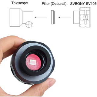 Svbony SV105 Cámara Planetaria USB USB2.0 2MP 1.25 Pulgadas CMOS Ocular Electrónico Para Principiantes De Telescopio (4)