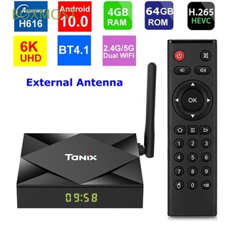 boxmost tx6s youtube media player allwinner h616 bluetooth android 10.0 tv box 8k 4k dual wifi set top box 4gb 64gb smart quad core