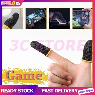 🔰 3C STORE 🚚 1 par (2 piezas) Guante de dedo / Dedo para juegos para juegos móviles PUBG / Free Fire / Cyber ​​Hunter / CODM (1)