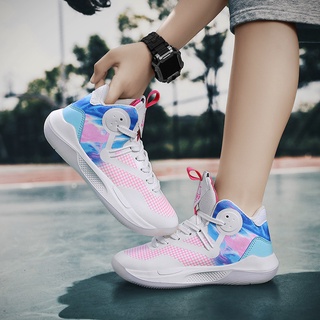 2021 nuevos tenis De baloncesto para niños Sonic 9 zapatillas De baloncesto De tubo Alto para hombre zapatos De suela gruesa antideslizante Resistente al Desgaste y transpirable (1)