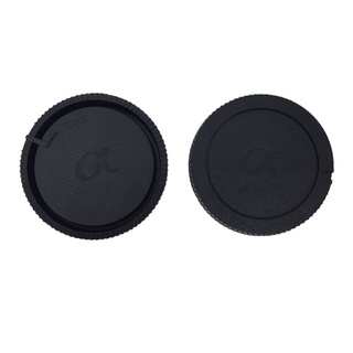 Plastic Rear Back Lens Cover Camera Front Body Cap for Sony Alpha Minolta DSLR MA Mount Camera Lens Accessories