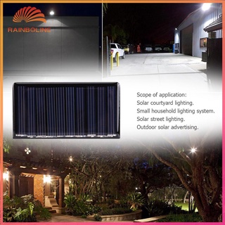 Rain_ W 5V Panel Solar con alambre Mini sistema Solar DIY para cargador de batería