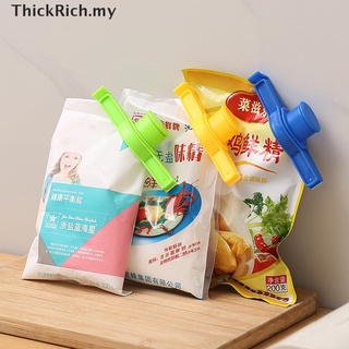 [thickrich] Clip de bolsa de aperitivos de alimentos frescos de almacenamiento de sellado Mini sellador al vacío Clip de alimentos MY