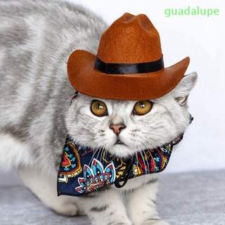 Gudalupe disfraz De Gato Prop Foto productos Para mascotas fiesta De cumpleaños halloween decoración De navidad sombrero vaquero perro