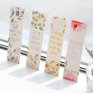 SA Pack de 30 marcadores de papel flor marcapáginas 30 diseños para la lectura de libros