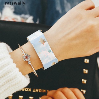 ratswaiiy reloj impermeable pulsera de papel reloj accesorios digital correa de papel relojes co