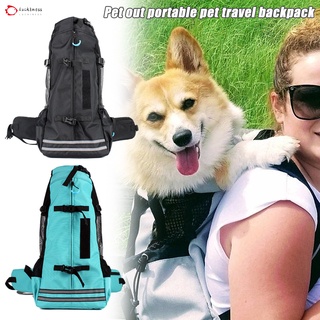mochila transpirable para mascotas, bolsa para perros grandes, mochila ajustable, bolsas de viaje (8)