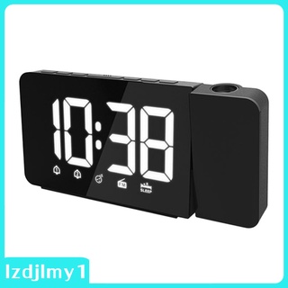[Limit Time] Digital LED proyección de pared reloj despertador tiempo proyector reloj Radio FM