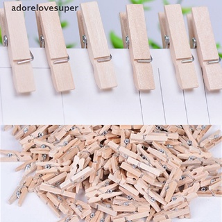 Ad1br 50x25mm Mini pinzas De Papel Natural De madera Para Foto/Papel/artesanías Martijn