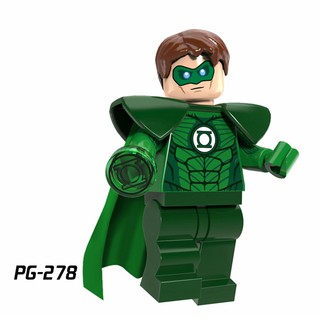 PG278 DC Comics Minifigures linterna verde Compatible Lego Justice League bloques de construcción juguetes para niños