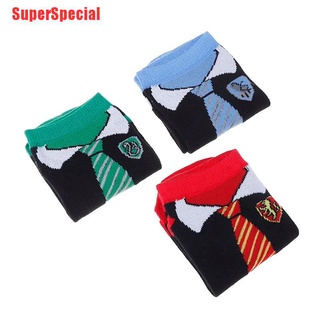 SSP mago Harry Potter calcetines Cosplay accesorios calcetines de algodón transpirable calcetines (6)