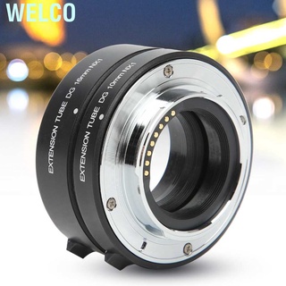 Welco Macro extensión tubo lente adaptador anillo 10+16mm/+in para Samsung NX cámara de montaje (6)