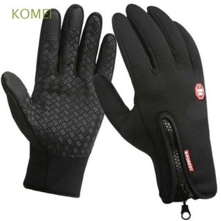 Komei guantes a prueba De viento unisex Para manejar antideslizantes pantalla táctil/guantes cálidos De invierno