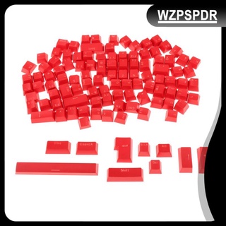 Wzpspdr 108 pzas/juego Teclado mecánico De repuesto Abs Translúcido Colorido Para Teclado mecánico/diy/alivio De llave De Entrada