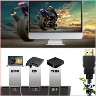 Tamaño portátil 3 puertos HDMI compatible divisor Ad Ter Cable HDMI compatible interruptor 4K*2K 1080P conmutador 3 en 1 puerto de salida Hub