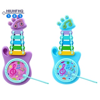 nuevo niño niño bebé 5-nota xilófono juguetes musicales xilófono sabiduría música instrumento juguetes para niños púrpura (1)