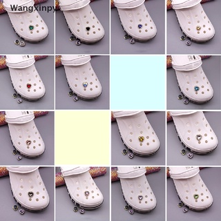 CHARMS [wangxinpy] 1pc croc zapato encantos de diamantes de imitación jibz accesorios de zapatos decoración para croc kid zapato venta caliente