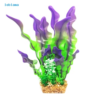 leblama acuario simulado kelp hierba plantas de agua decoración tanque de peces paisajismo adornos (9)