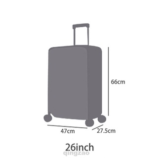 Funda protectora de equipaje de PVC transparente para maletas de 20-28 pulgadas