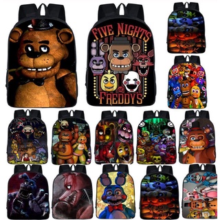 Five Nights At Freddy's Backpack Freddy Chica Foxy Bonnie FNAF Shoulder Bags