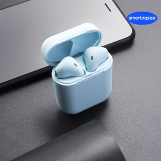 i12 tws auriculares inalámbricos bluetooth 5.0 reducción de ruido mini in-ear auriculares música deporte auriculares para apple